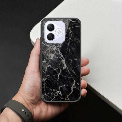 Honor X60i Cover - Black Marble Series - HQ Premium Shine Durable Shatterproof Case