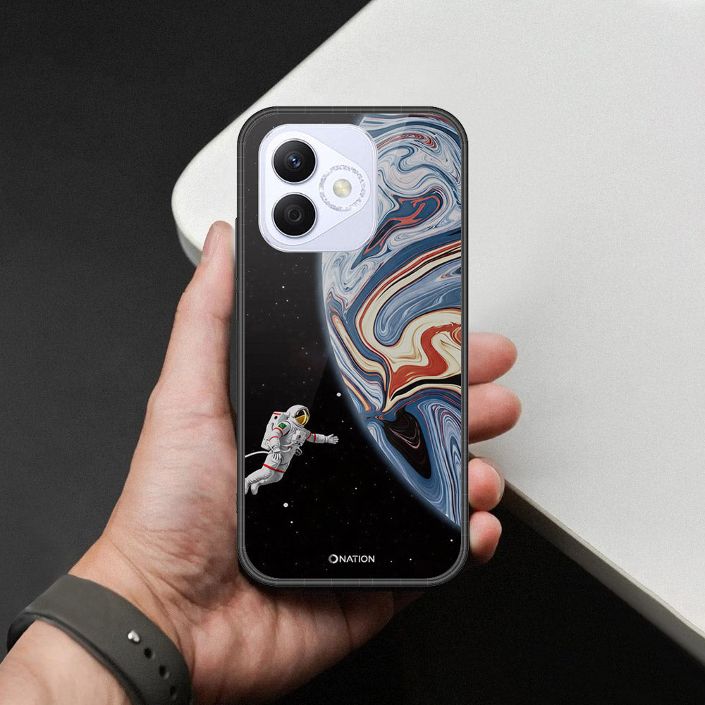 Honor X60i Cover - Cosmic Marble Astronaut Design - HQ Premium Shine Durable Shatterproof Case