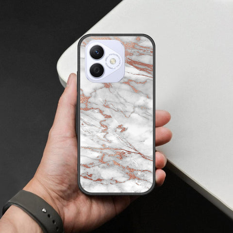 Honor X60i Cover - White Marble Series 2 - HQ Premium Shine Durable Shatterproof Case