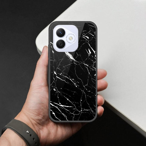 Honor X60i Cover - Black Marble Series - HQ Premium Shine Durable Shatterproof Case