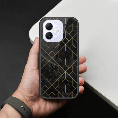 Honor X60i Cover - Black Marble Series - HQ Premium Shine Durable Shatterproof Case
