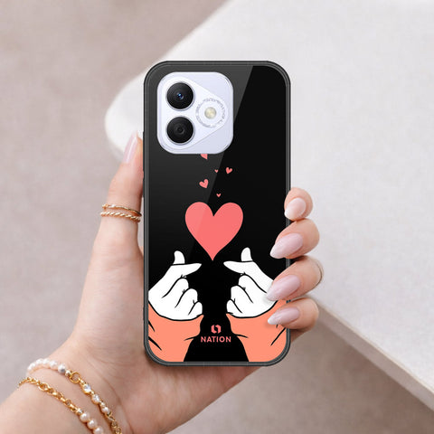 Honor X60i Cover - Onation Heart Series - HQ Premium Shine Durable Shatterproof Case