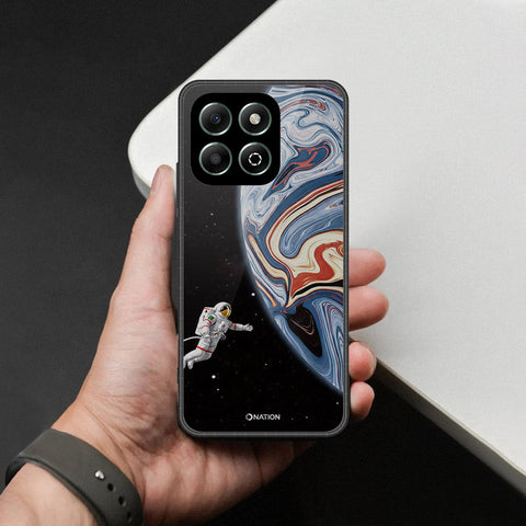 Honor 10T Play Cover - Cosmic Marble Astronaut Design - HQ Premium Shine Durable Shatterproof Case