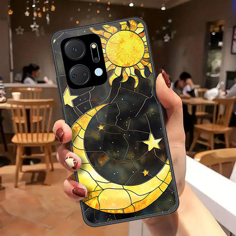 Honor X7a Cover - Celestial Starry Universe Series - HQ Premium Shine Durable Shatterproof Case