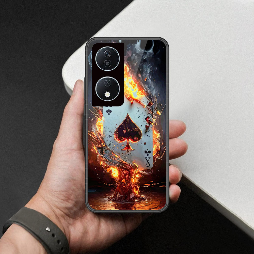 Honor Play 50 Plus Cover - Ace of Fire Rising Star Design - HQ Premium Shine Durable Shatterproof Case