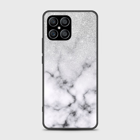 Honor X8 Cover - White Marble Series - HQ Premium Shine Durable Shatterproof Case