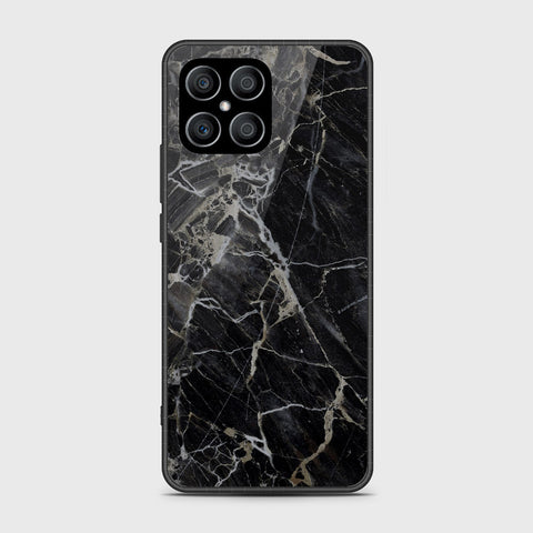 Honor X8 Cover - Black Marble Series - HQ Premium Shine Durable Shatterproof Case