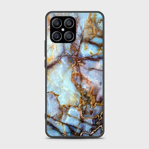 Honor X8 Cover - Colorful Marble Series - HQ Premium Shine Durable Shatterproof Case