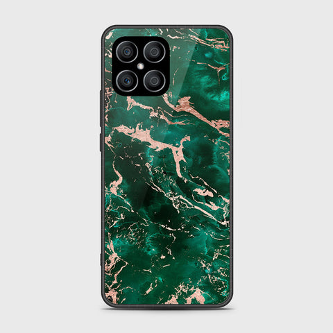 Honor X8 Cover - Colorful Marble Series - HQ Premium Shine Durable Shatterproof Case