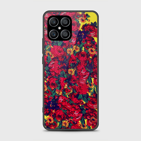 Honor X8 Cover - Floral Series - HQ Premium Shine Durable Shatterproof Case