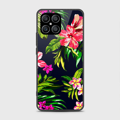 Honor X8 Cover - Floral Series - HQ Premium Shine Durable Shatterproof Case