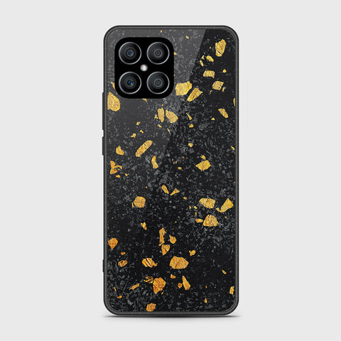 Honor X8 Cover - Black Marble Series - HQ Premium Shine Durable Shatterproof Case