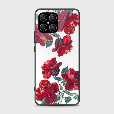 Honor X8 Cover - Floral Series 2 - HQ Premium Shine Durable Shatterproof Case