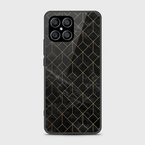 Honor X8 Cover - Black Marble Series - HQ Premium Shine Durable Shatterproof Case
