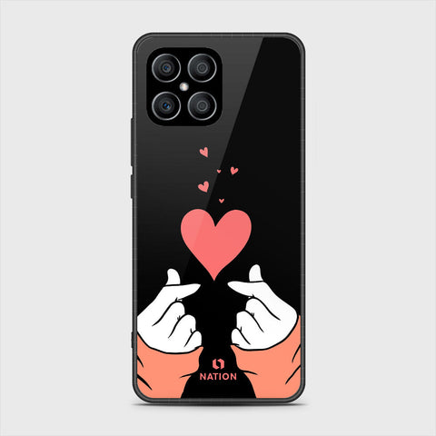 Honor X8 Cover - Onation Heart Series - HQ Premium Shine Durable Shatterproof Case