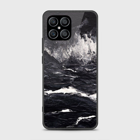 Honor X8 Cover - Black Marble Series - HQ Premium Shine Durable Shatterproof Case