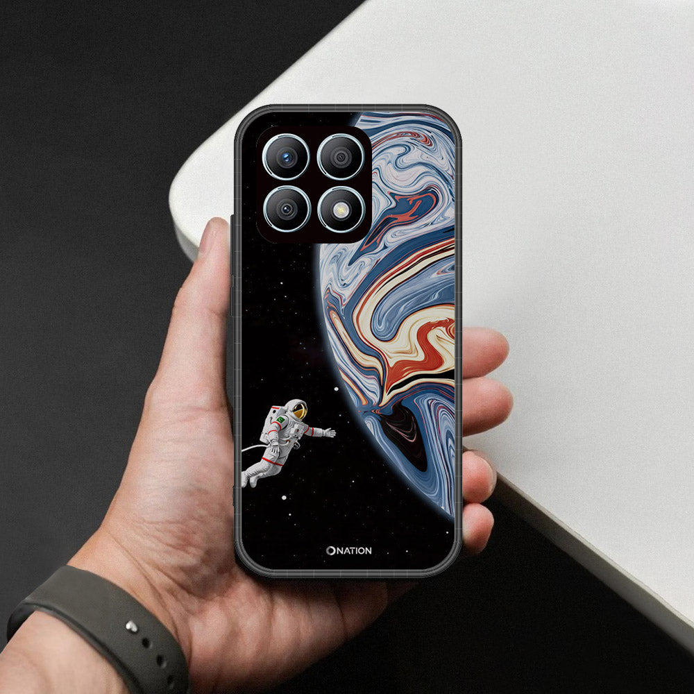 Honor X8a Cover - Cosmic Marble Astronaut Design - HQ Premium Shine Durable Shatterproof Case