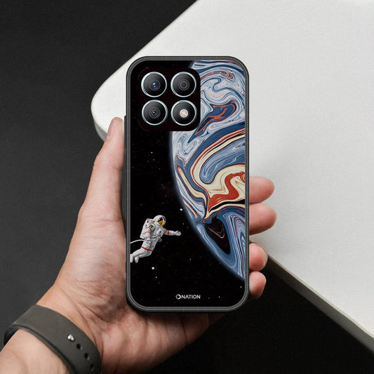 Honor X8a Cover - Cosmic Marble Astronaut Design - HQ Premium Shine Durable Shatterproof Case
