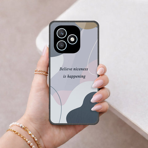 Honor X8d Cover - Happy Series - HQ Ultra Shine Premium Infinity Glass Soft Silicon Borders Case