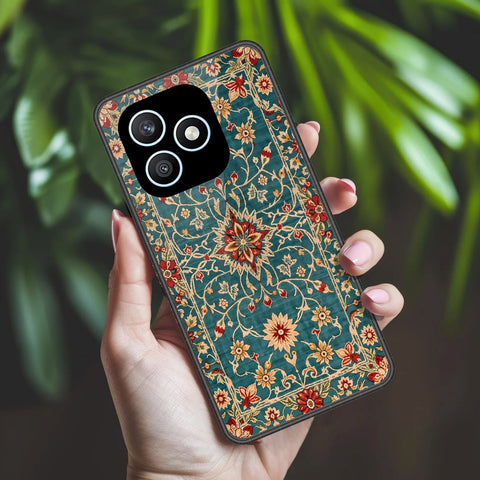 Honor X8d Cover - ONation Persian Rugs Series 2 - HQ Ultra Shine Premium Infinity Glass Soft Silicon Borders Case