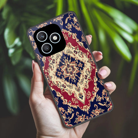 Honor X8d Cover - ONation Persian Rugs Series 2 - HQ Ultra Shine Premium Infinity Glass Soft Silicon Borders Case