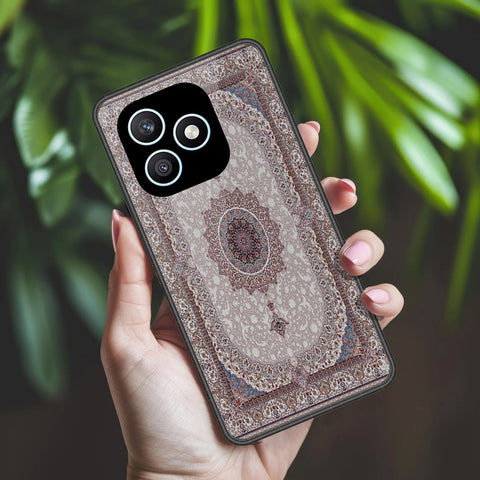 Honor X8d Cover - ONation Persian Rugs Series 2 - HQ Ultra Shine Premium Infinity Glass Soft Silicon Borders Case