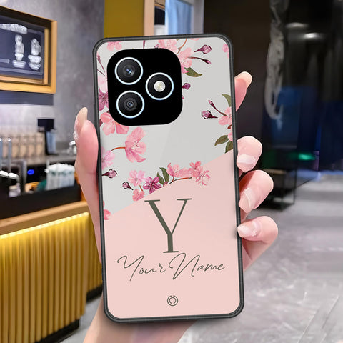 Honor X8d Cover - ONation Your Name Series - HQ Ultra Shine Premium Infinity Glass Soft Silicon Borders Case
