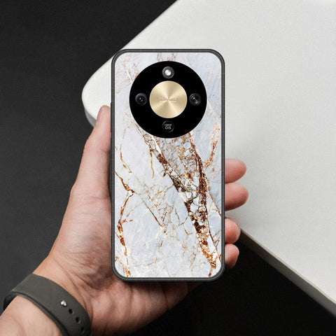 Honor X9d Cover - White Marble Series - HQ Premium Shine Durable Shatterproof Case