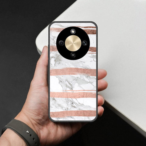 Honor X9d Cover - White Marble Series - HQ Premium Shine Durable Shatterproof Case