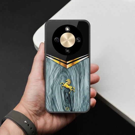 Honor X70 Cover - Majestic Royal V Design - HQ Premium Shine Durable Shatterproof Case