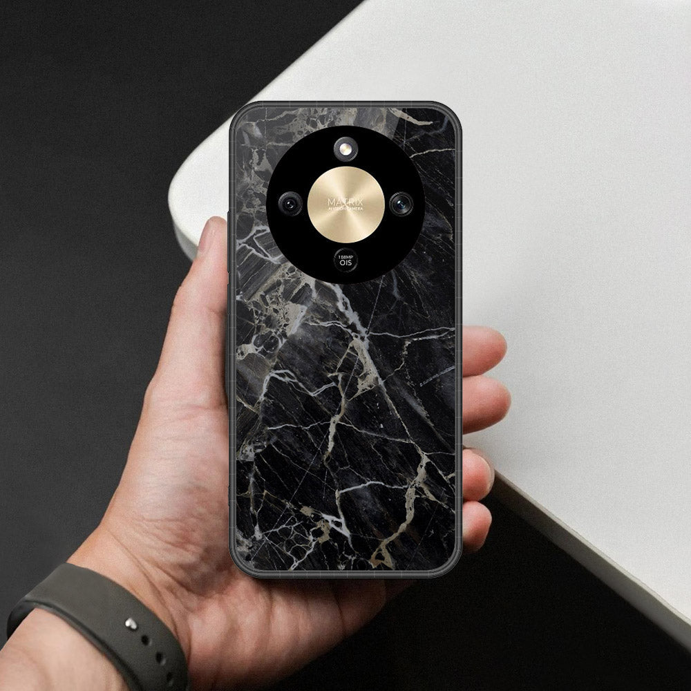 Honor X9d Cover - Black Marble Series - HQ Premium Shine Durable Shatterproof Case
