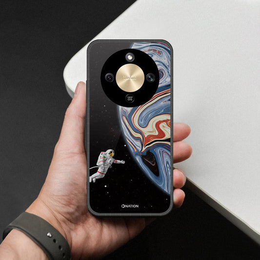 Honor X70 Cover - Cosmic Marble Astronaut Design - HQ Premium Shine Durable Shatterproof Case