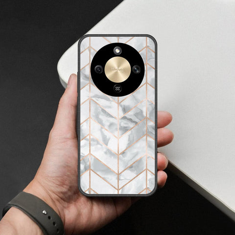Honor X9d Cover - White Marble Series 2 - HQ Premium Shine Durable Shatterproof Case