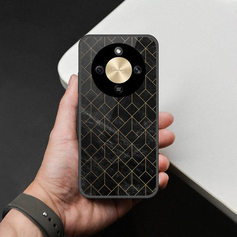 Honor X70 Cover - Black Marble Series - HQ Premium Shine Durable Shatterproof Case