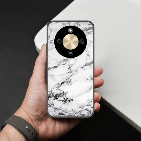 Honor X9d Cover - White Marble Series - HQ Premium Shine Durable Shatterproof Case