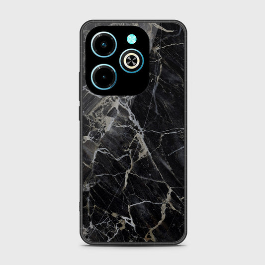 Infinix Hot 40i Cover - Black Marble Series - HQ Premium Shine Durable Shatterproof Case