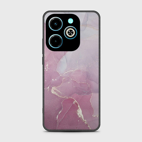Infinix Hot 40i Cover - Mystic Marble Series - HQ Premium Shine Premium Infinity Glass Soft Silicon Borders Case