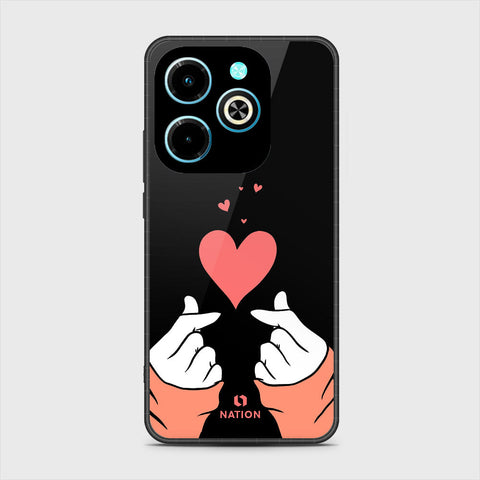 Infinix Hot 40i Cover - Onation Heart Series - HQ Premium Shine Durable Shatterproof Case