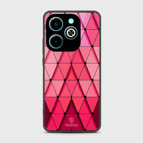 Infinix Hot 40i Cover - Onation Pyramid Series - HQ Premium Shine Premium Infinity Glass Soft Silicon Borders Case