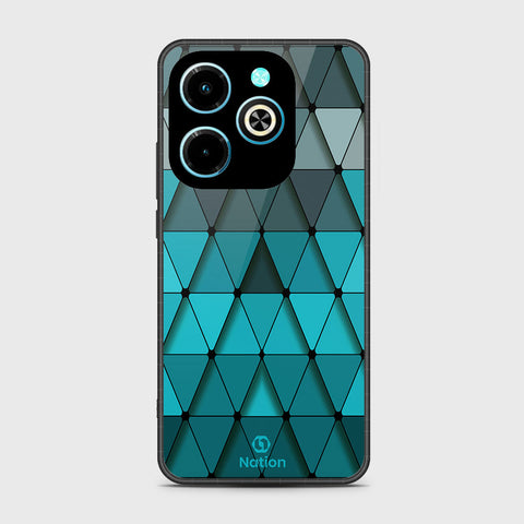 Infinix Hot 40i Cover - Onation Pyramid Series - HQ Premium Shine Premium Infinity Glass Soft Silicon Borders Case