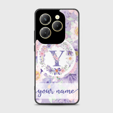 Infinix Hot 40 Pro Cover - Personalized Alphabet Series - HQ Premium Shine Durable Shatterproof Case