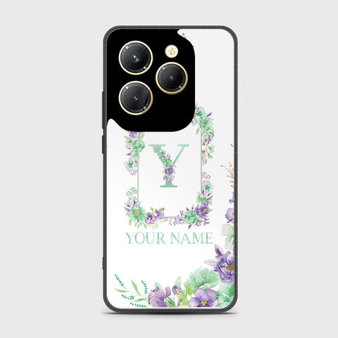 Infinix Hot 40 Pro Cover - Personalized Alphabet Series - HQ Premium Shine Durable Shatterproof Case