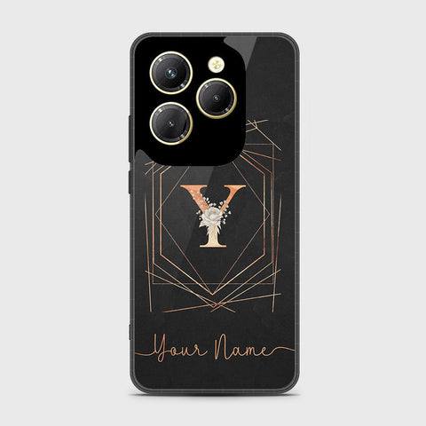 Infinix Hot 40 Pro Cover - Personalized Alphabet Series - HQ Premium Shine Durable Shatterproof Case