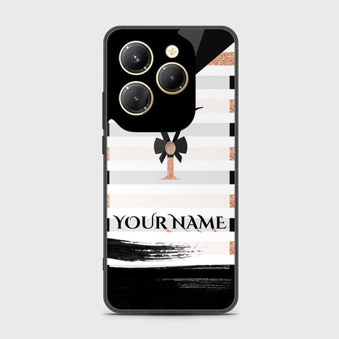 Infinix Hot 40 Pro Cover - Personalized Alphabet Series - HQ Premium Shine Durable Shatterproof Case