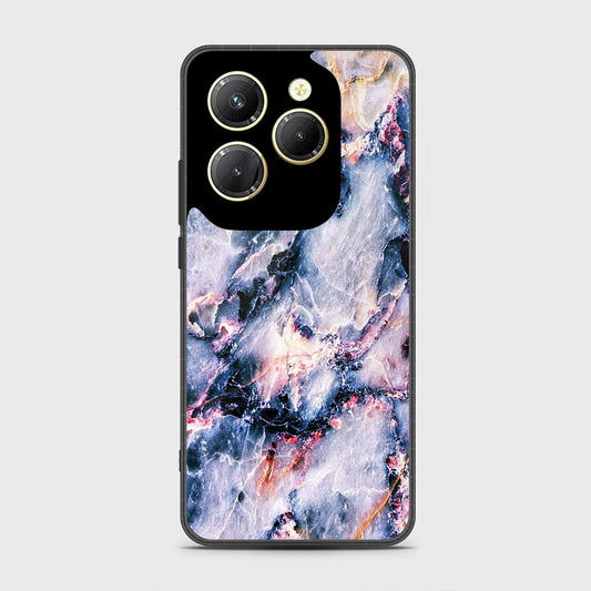 Infinix Hot 40 Pro Cover - Colorful Marble Series - HQ Premium Shine Durable Shatterproof Case