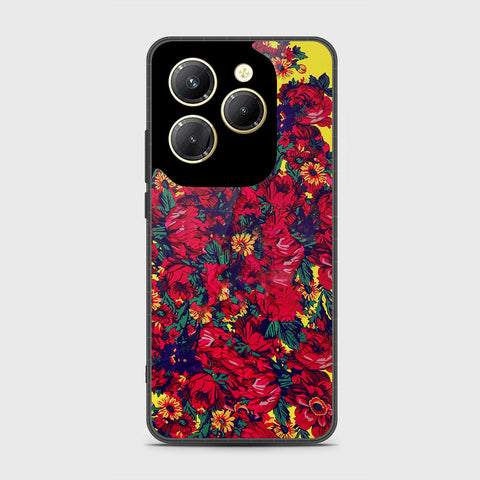 Infinix Hot 40 Pro Cover - Floral Series - HQ Premium Shine Durable Shatterproof Case