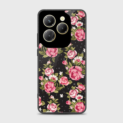 Infinix Hot 40 Pro Cover - Floral Series - HQ Premium Shine Durable Shatterproof Case
