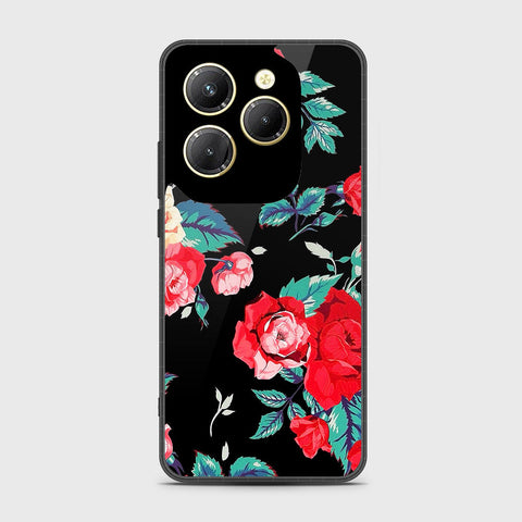 Infinix Hot 40 Pro Cover - Floral Series - HQ Premium Shine Durable Shatterproof Case