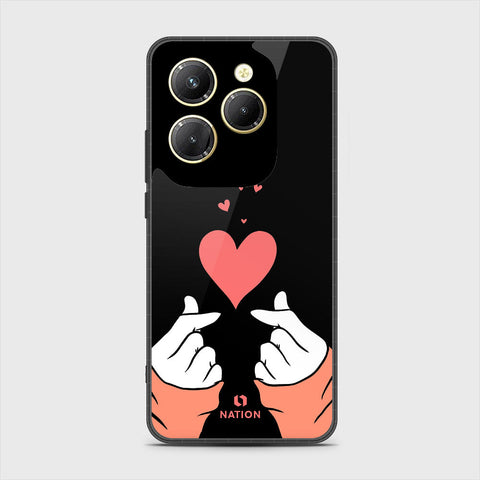 Infinix Hot 40 Pro Cover - Onation Heart Series - HQ Premium Shine Durable Shatterproof Case