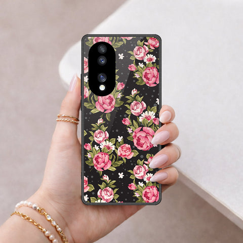 Huawei Honor 70 Cover - Floral Series - HQ Premium Shine Durable Shatterproof Case